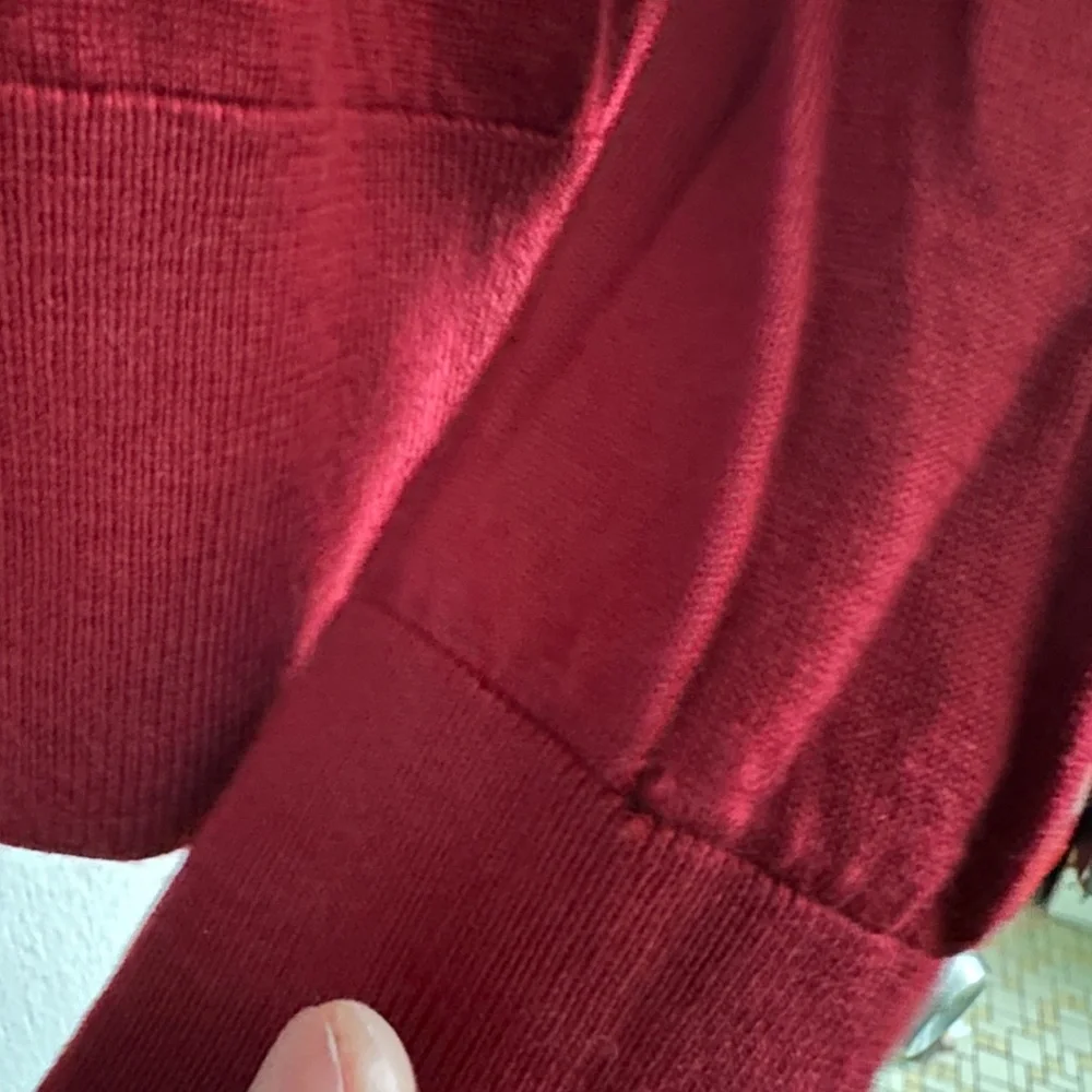 Really nice red wool sweater turtleneck sweater by COS size XS S - Picture 4 of 8